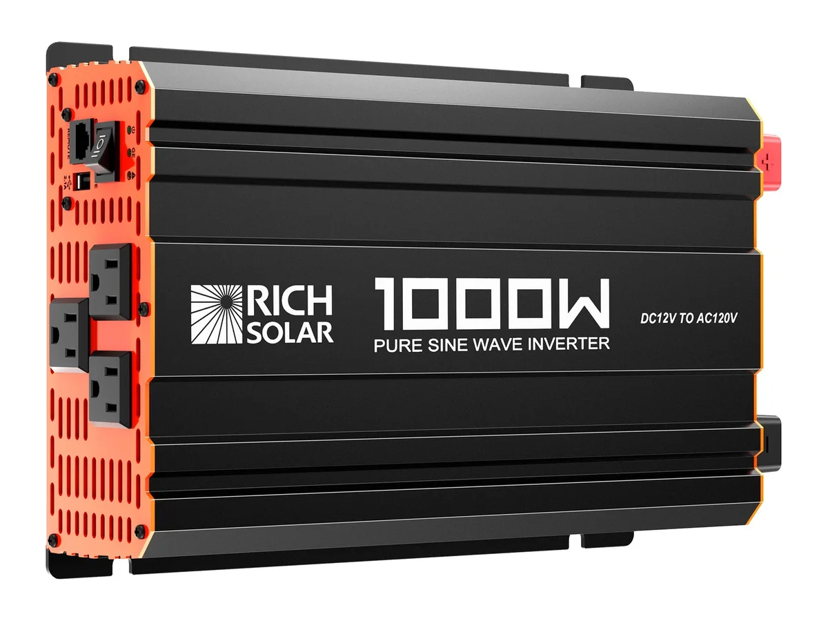 NOVA PURE 1K | 1000 Watt (1kW) 12 Volt Industrial Pure Sine Wave Inverter | Powerful 1000W 12V Off-Grid Inverter for RVs, Trailers, Campers, Vans, Trucks, Overlanders, Boats | Top Rated | UL 458 Certified
