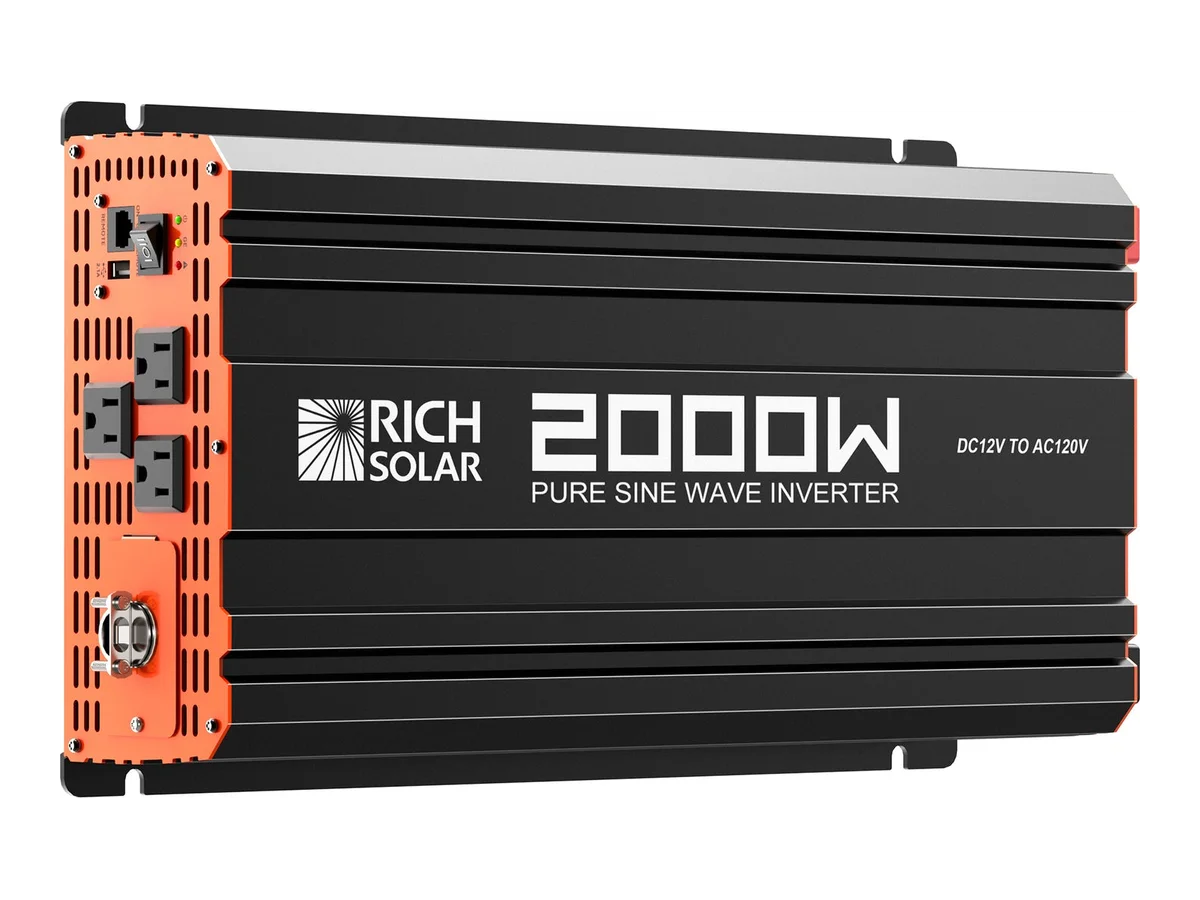 NOVA PURE 2K | 2000 Watt (2kW) 12 Volt Industrial Pure Sine Wave Inverter | Powerful 2000W 12V Off-Grid Inverter for RVs, Trailers, Campers, Vans, Trucks, Overlanders, Boats | Top Rated | UL 458 Certified