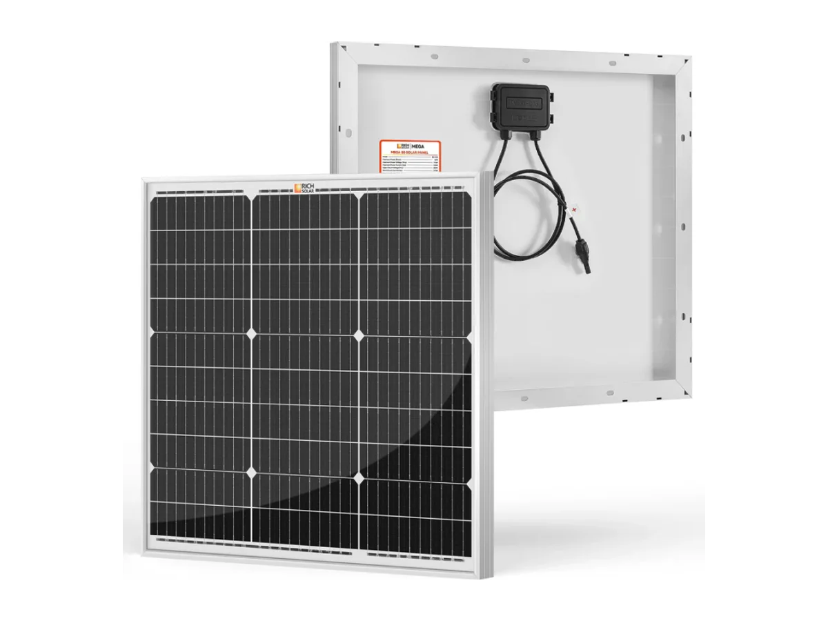 Rich Solar MEGA 50 Compact – 50 Watt 12V Solar Panel