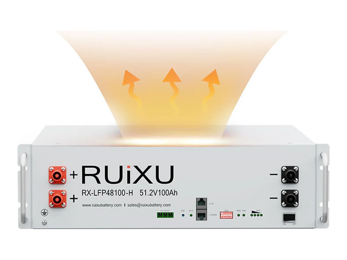 RUiXU RX-LFP48100-H 19″ Server Rack 3U Battery UL1973 Certified Self-Heating