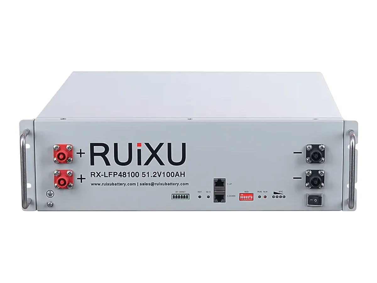 RUiXU RX-LFP48100 19″ Server Rack 3U Battery UL1973 Certified UL9540 Pending