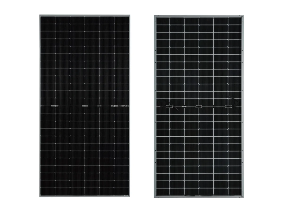 Runergy 590W 144 Half-Cell Mono N-Type Tier 1 Bifacial Solar Panel B Grade