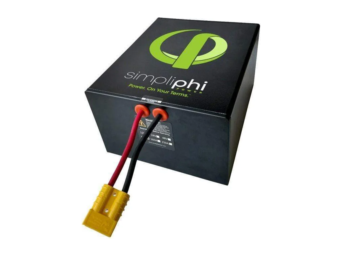 Simpliphi PHI 1.2 kWh High Power LFP Battery, 24V | PHI-1.2-24-160