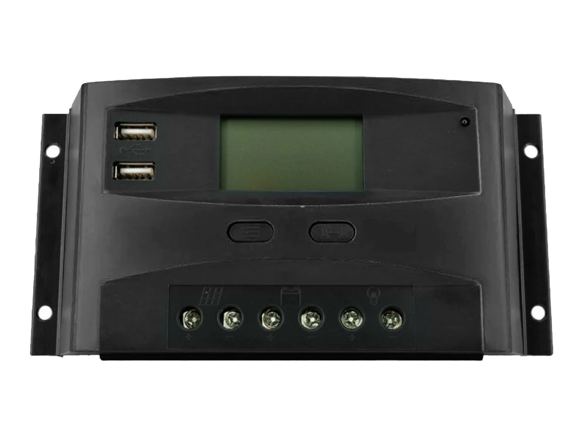 SLD Tech 30A PWM Charge Controller 12V/24V Auto w/LCD - SLC-GP2430C