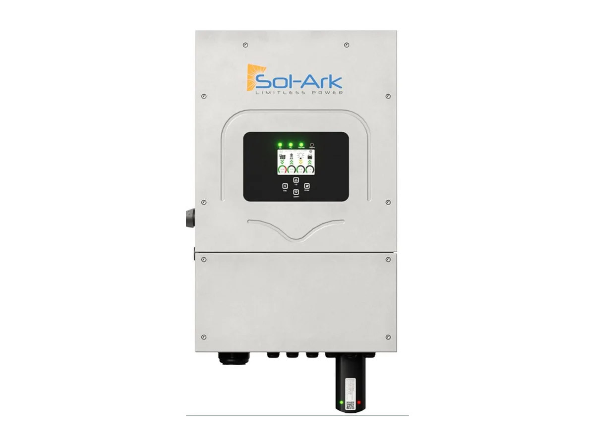 Sol-Ark 8kW Hybrid Inverter Battery or Battery-Less - SA-8K-2P