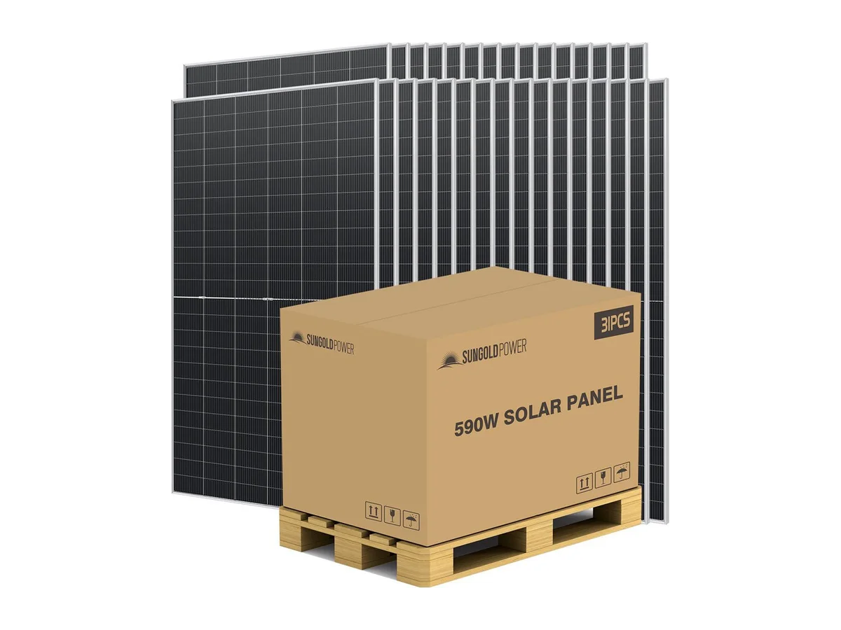 590 Watt Bifacial N-Type Monocrystalline Solar Panel SGN-590-BDG1 (31 PANELS) UL61730 CEC Listed