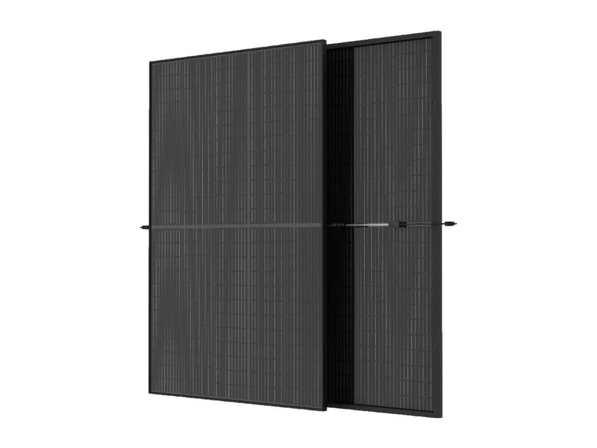 Trina 390W Vertex S Black / Transparent Back Sheet Black Frame (Pallet of 6) ONLY $0.40 Per Watt!!