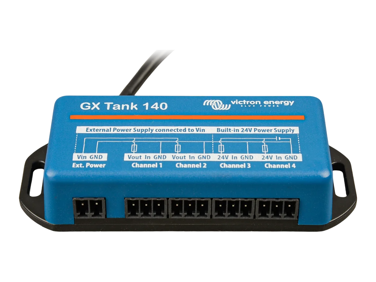 Victron Energy GX Tank 140, GX Device Extension for Additional Sensor Inputs, Custom Tank Mapping