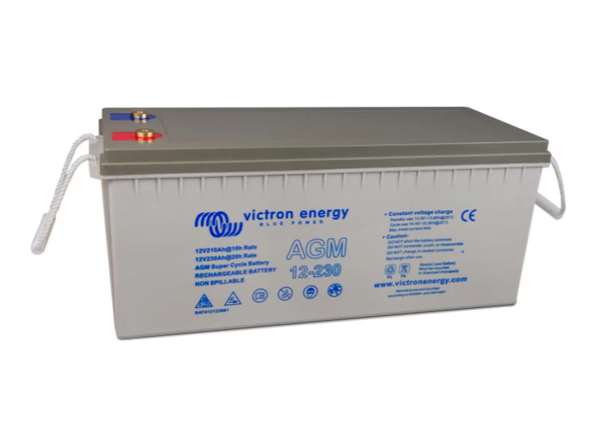 Open Box Victron 12V 230Ah AGM Super Cycle Battery (M8)
