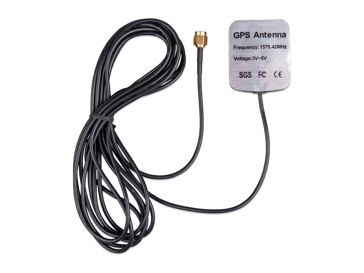 Victron Energy Active GPS Antenna for GX GSM and GX LTE, Allows for Tracking and Geo-fencing in VRM