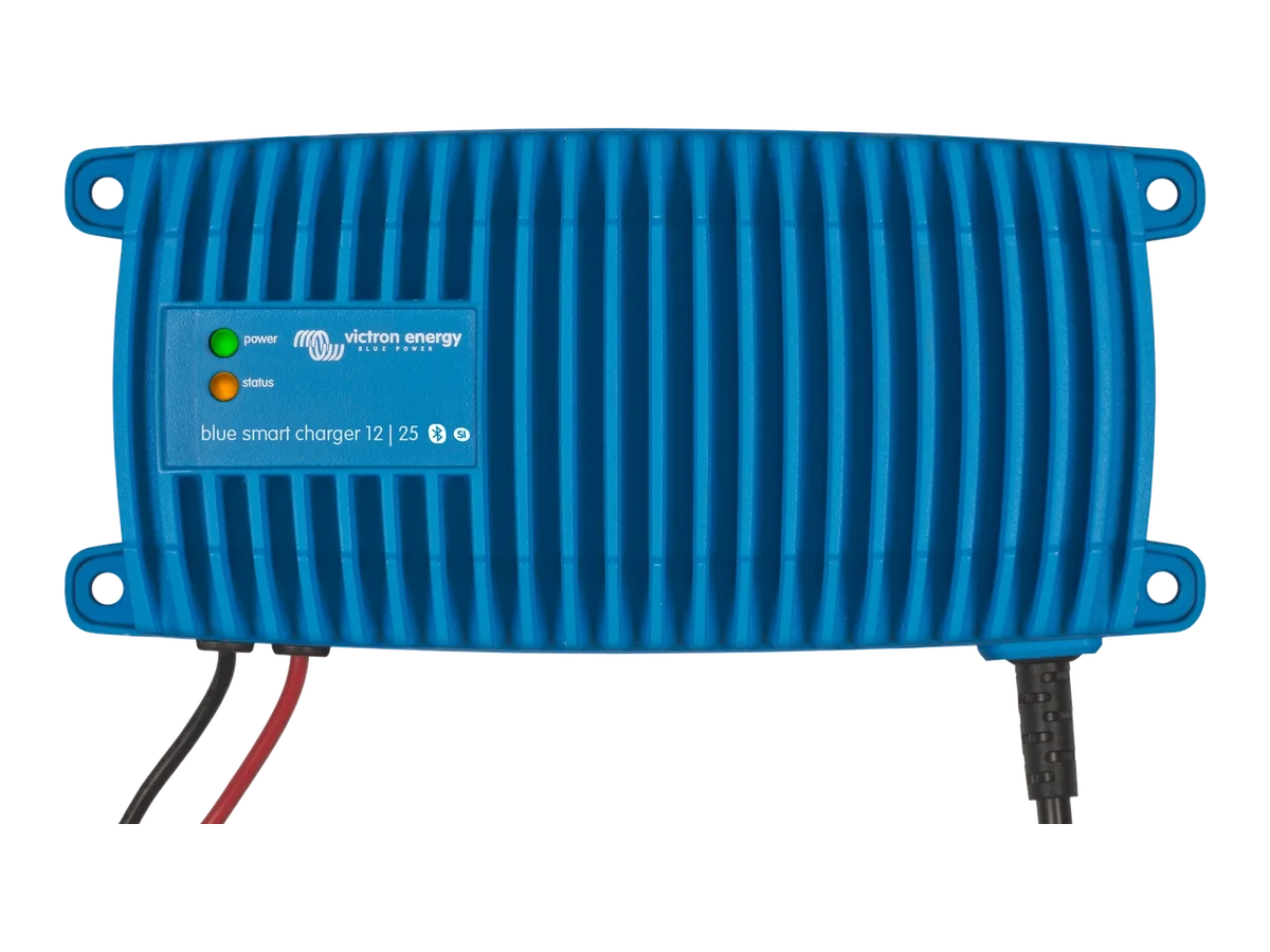 Victron Energy Blue Smart IP67 Charger, 12V and 24V Options, Lithium and Lead-Acid Battery Charger with NEMA 5-15 Plug