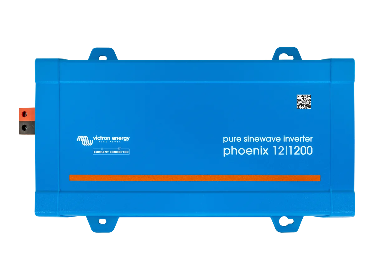 Victron Energy Phoenix 12V 1.2kVA 120V Inverter, UL 458, NEMA 5-15R Receptacle