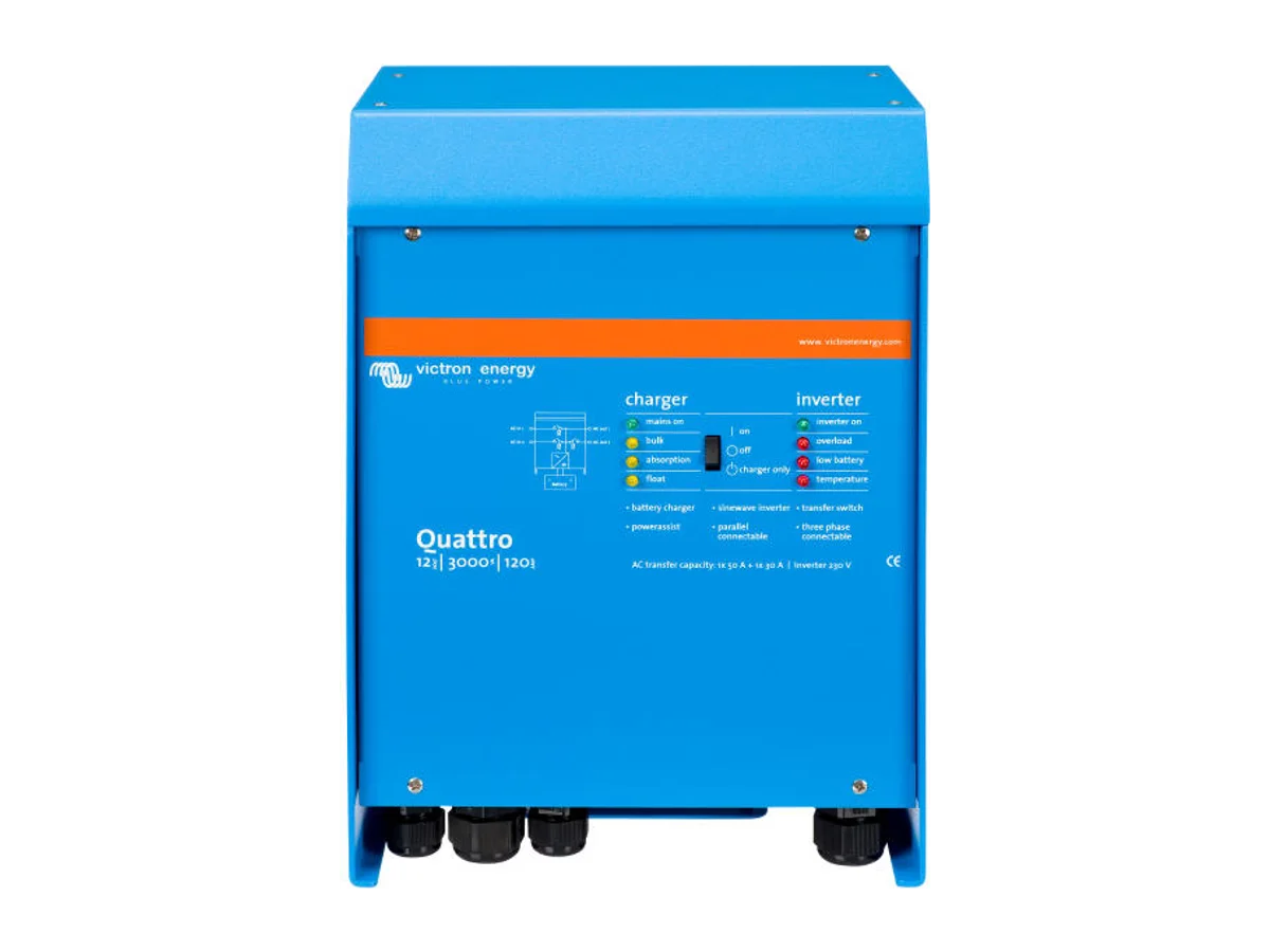 Victron Energy Quattro 12/5000/220-100/100 120V VE.Bus (UL 458)