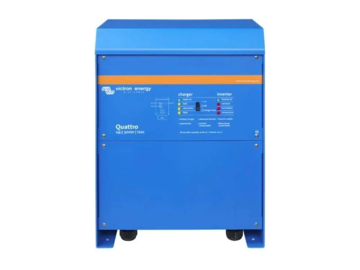 Victron Energy Quattro - 48V/5000VA/70A-100/100/120V +50A aux Inverter/Charger