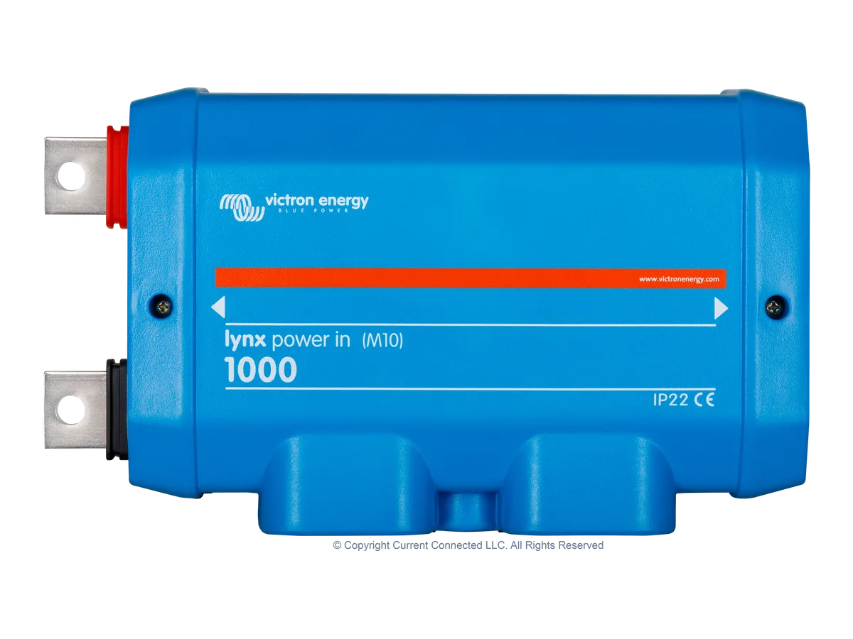 Victron Lynx Power In, Lynx Power Distribution System with M10 Interconnections, 1000A Busbar with 4 Positive Positions and 4 Negative Positions