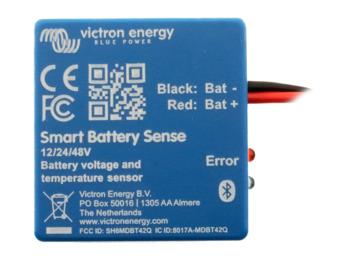 Victron Energy Smart Battery Sense, Long Range Voltage and Temperature Sensing for Batteries, Works for 12V, 24V, and 48V Batteries