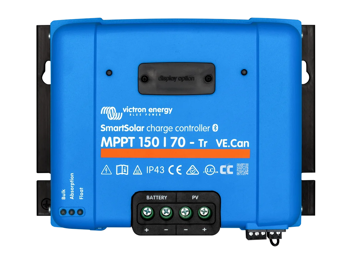 Victron Energy SmartSolar MPPT 150V, MPPT 250V TR VE.Can Charge Controller for Lithium and Lead-Acid Batteries