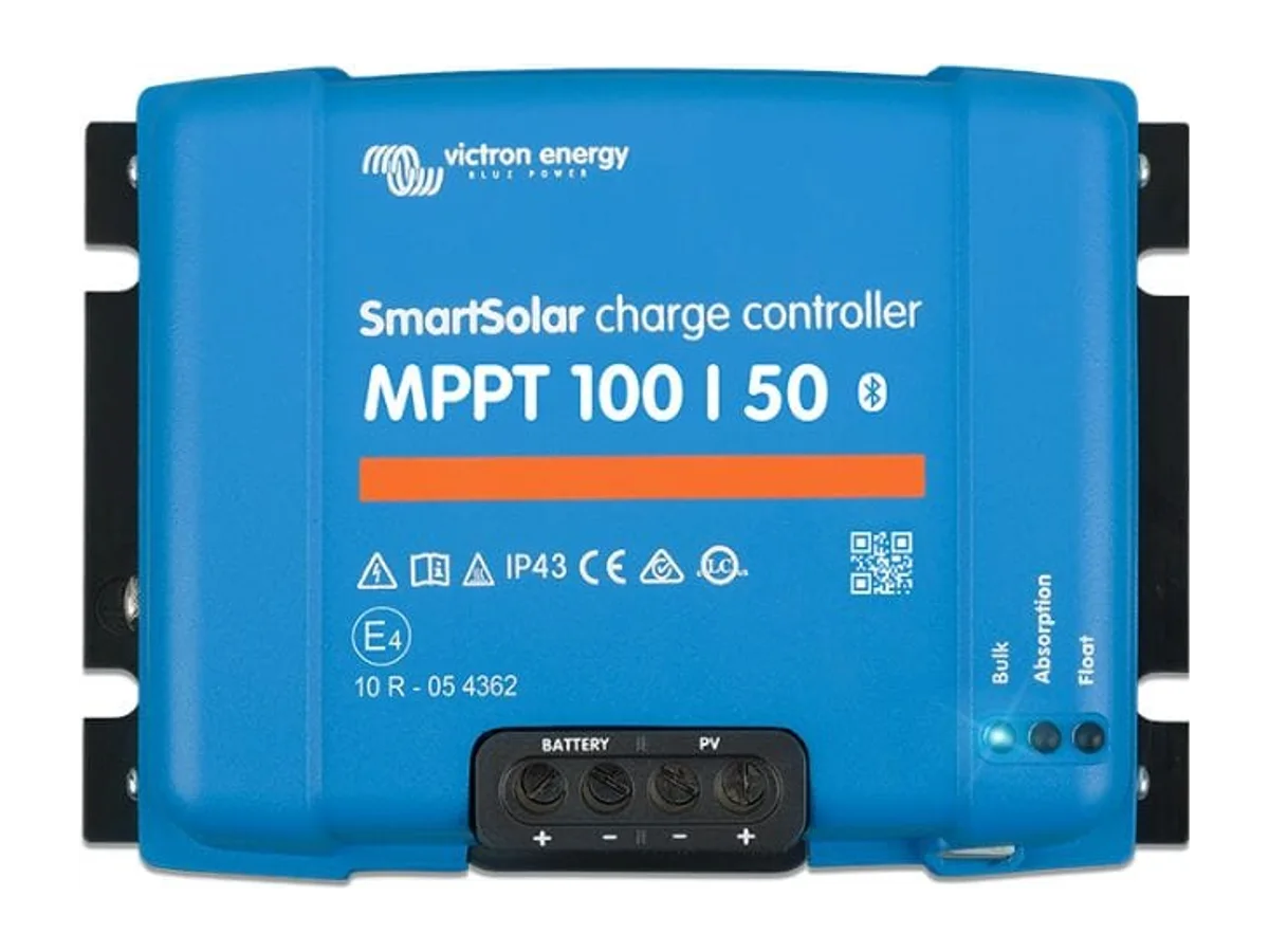 Victron Energy SmartSolar MPPT 100V 50 Amp 12/24-Volt Solar Charge Controller (Bluetooth)