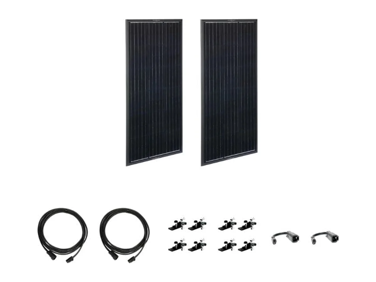 OBSIDIAN® SERIES 200 Watt Solar Panel Kit (2x100)
